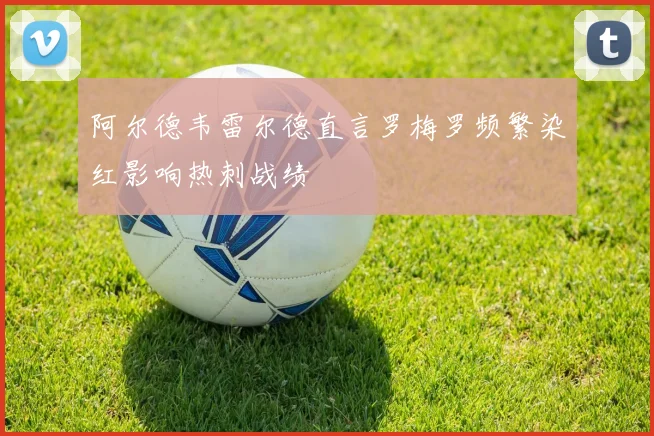 阿尔德韦雷尔德直言罗梅罗频繁染红影响热刺战绩
